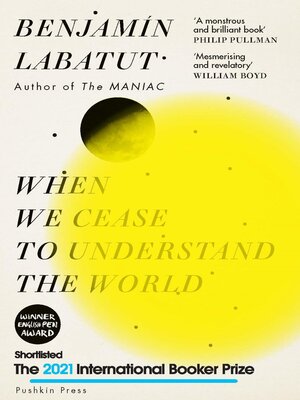 cover image of When We Cease to Understand the World